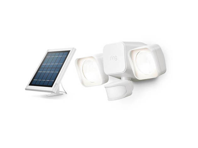 Ring RINGFLDSOLWH Smart LED Solar Flood Light - White