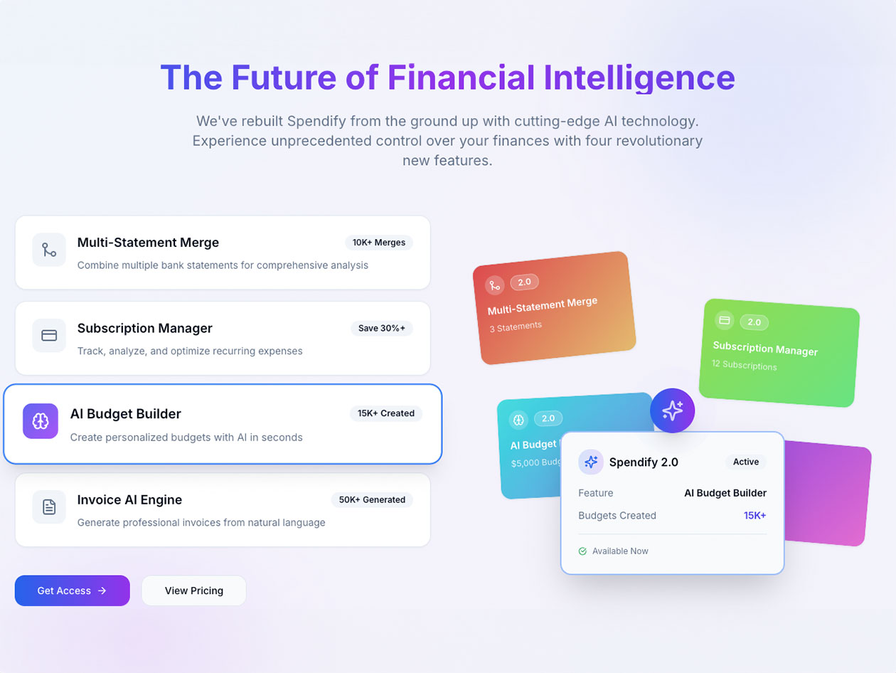Spendify: Lifetime Subscription (Pro Plan)