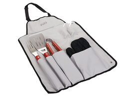 7-Piece Wolfgang Puck BBQ Utensil Set with Apron