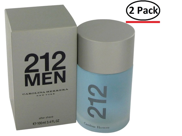 212 by Carolina Herrera After Shave 3.4 oz for Men (Package of 2)
