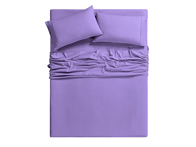 6-Piece Bamboo-Blend Comfort Luxury Sheet Set (Periwinkle/King)