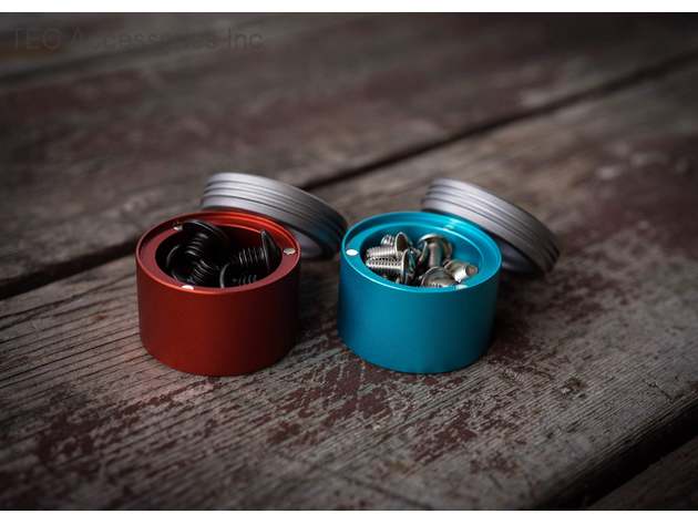 Min-E-Vault Storage Container Silver