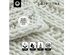 Yolly Channel Knit Throw (Cream White/ 50"x70")