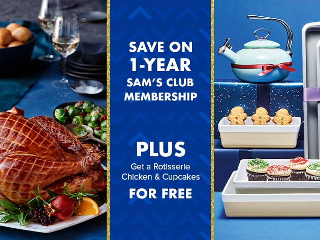 ¡Membresía de Sam's Club por solo $23.88 + pollo asado y ¡cupcakes gratis!