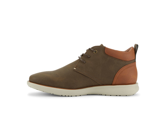 G.H. Bass & Co. Mens Benton Tumbled WX Casual Sneaker Boot - 13 M Brown/Tan