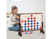 Costway Giant 4 In A Row Game Wood Board Connect Game Toy For Adults Kids w/Carrying bag Natural