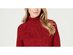 Karen Scott Women's Marled Cotton Turtleneck Sweater Red Size Large