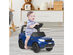 2-in-1 6V Kids Ride On Car Licensed Land Rover Toddler Push Car with Pedal White\Blue - Blue