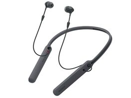 Sony C400 Wireless Behind-the-Neck In-Ear Earbuds Headphones Bluetooth Wireless Stereo Neckband Headset with Built-In Remote and Microphone, Black (New Open Box)