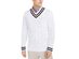 Club Room Men's Textured Cricket Sweater  white Size 2 Extra Large