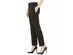 Kasper Women's Windowpane-Plaid Pants Black Size 8