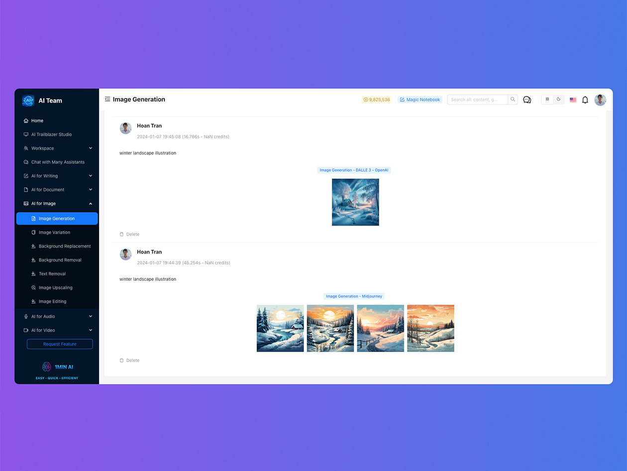 1min.AI: Lifetime Subscription