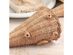 Homvare Wicker Cornucopia, Small Branch Standard Twiggy Vine ornament, decor for home parties, lunch & dinner, Thanksgiving, Fall, autumn & Christmas - Indoor and Outdoor - 7 3/4"
