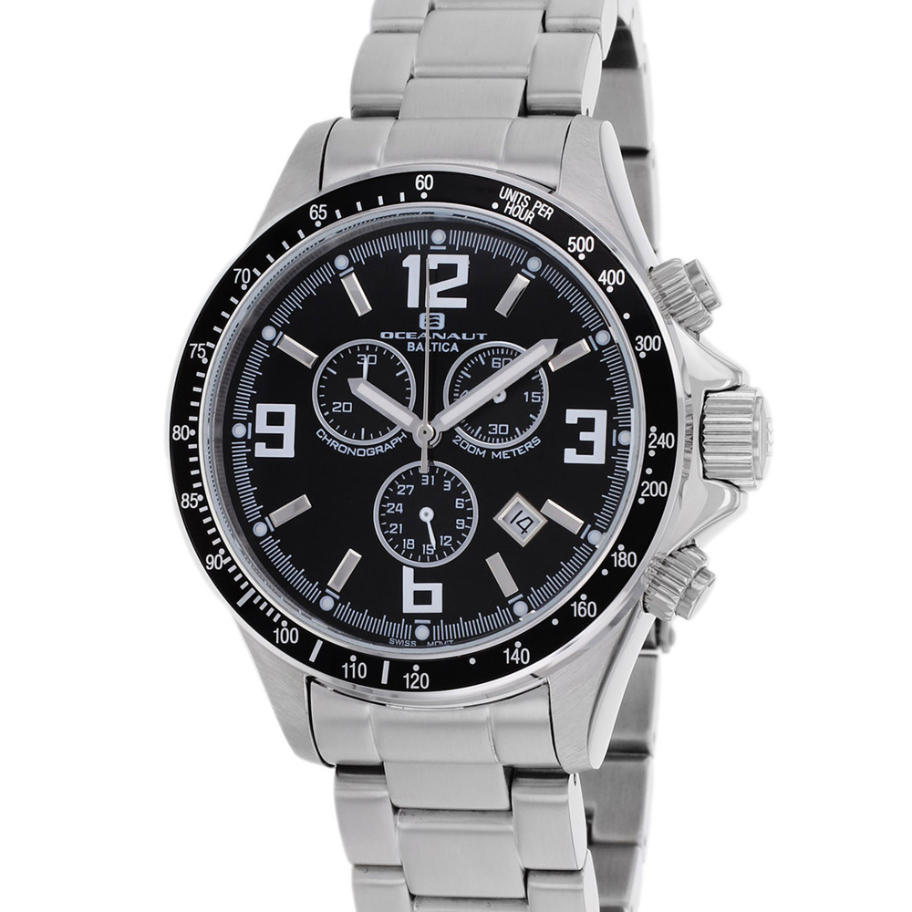 Oceanaut Men's Black Dial Watch - OC3320
