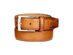 Tasso Elba Men'sFeather-Edge Leather Dress Belt Tan Beige Size 40 Regular