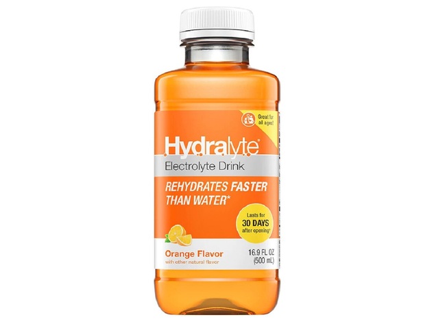 Hydralyte Orange Oral Electrolyte, Up to 75% Less Sugar and 4x the Electrolytes than the Leading Sports Drinks, Orange Flavor