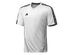 Adidas Boys Estro 12 Soccer Jersey T-Shirt White/Black Size Youth - X-Small 