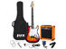 LyxPro 39" Electric Guitar (Right-Handed/Sunburst)