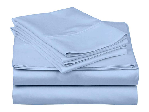 Jeske 1000 Thread Count Egyptian-Quality 100% Cotton Sheet Set (Full/Blue)
