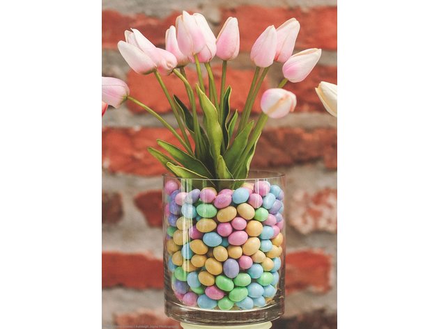 Afloral Clear Cylinder Glass Vase 5" x 5"