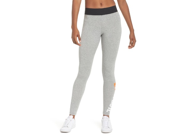 Nike Women's Just Do It High-Waist Leggings Grey Size Small