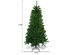 Costway 6Ft PVC Christmas Tree Encryption Hinged Metal Stand Green - Green
