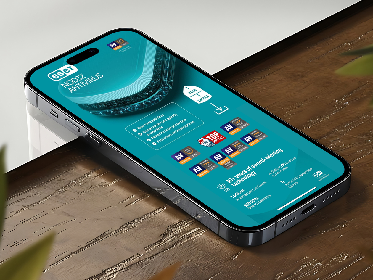 ESET NOD32 Antivirus (1 Device): 1-Year Subscription