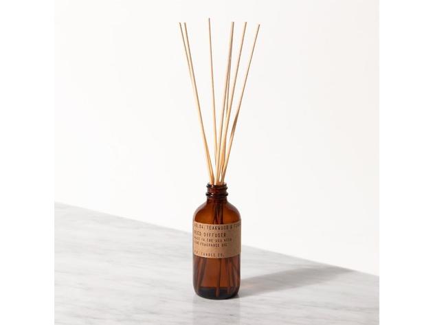P.F Candle Co. Teakwood & Tobacco Reed Diffuser 3.5oz