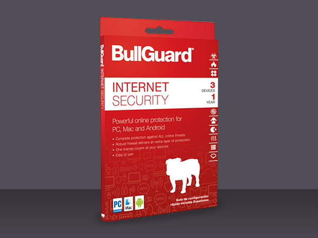 BullGuard Internet Security: 1-Yr Subscription (3 Devices)