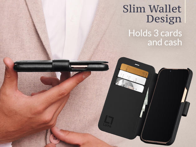 LUPA Legacy iPhone 13 Pro Wallet Case (Sandy Night)