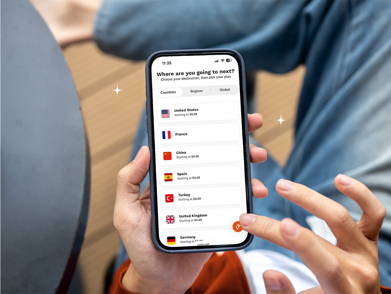 Vuoly eSim Mobile Data Plan: EU + UK - 20GB/30 Days