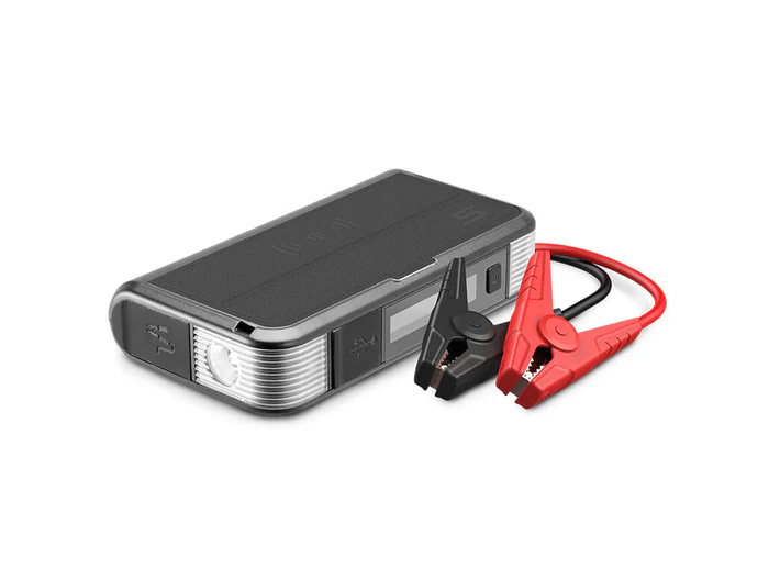 TYPE S 12V 6.0L Battery Jump Starter with Built-In Cable, LCD Display & 8,000mAh Qi Power Bank
