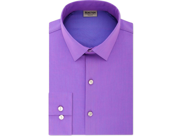 slim fit dress slacks Athletic Fit Dress Shirt in Lilac S main image 0