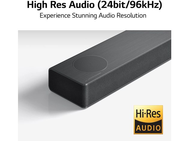 LG - 5.1.3 ch High Res Audio Sound Bar with Dolby Atmos and Surround Speakers - Black