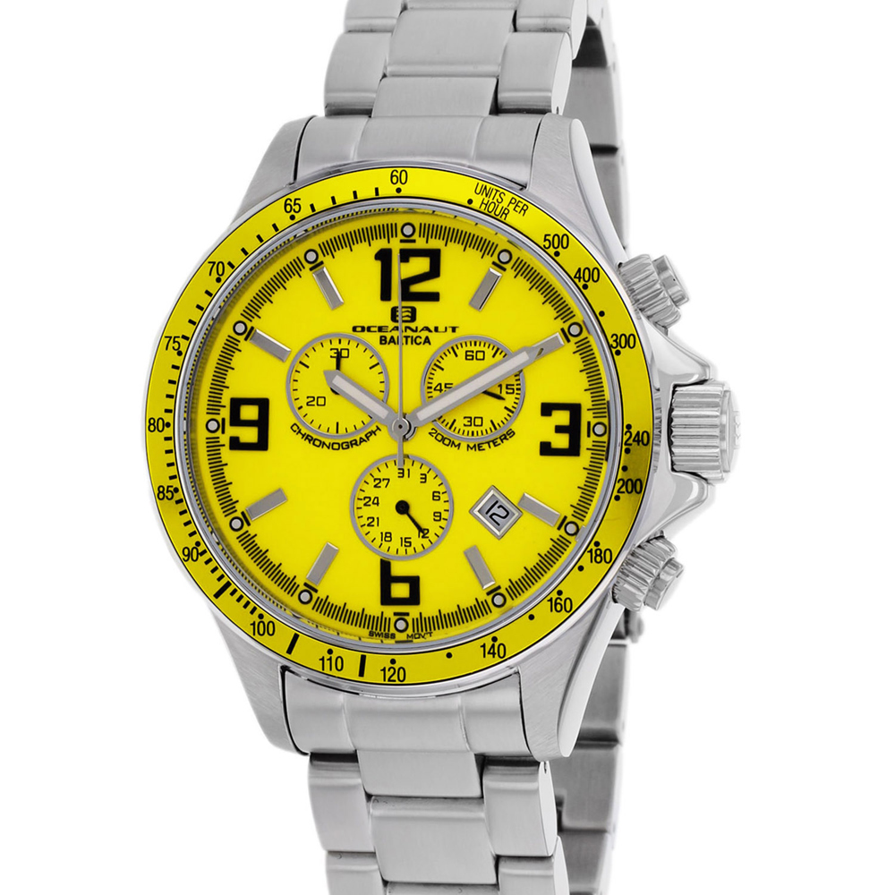 Oceanaut Men's Baltica Yellow Dial Watch - OC3324