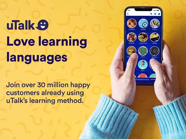uTalk Language Learning lifetime subscription [150+ Languages]
