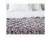 Lmos Stitched Faux Fur Throw Lavender