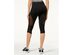 Material Girl Juniors Mesh Panel Cropped Leggings Black Size Large