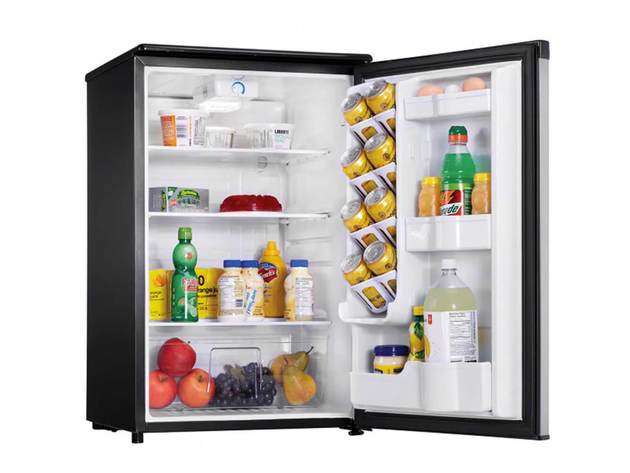 Danby DAR044A4BSLD 4.4 Cu. Ft. Stainless Compact Refrigerator