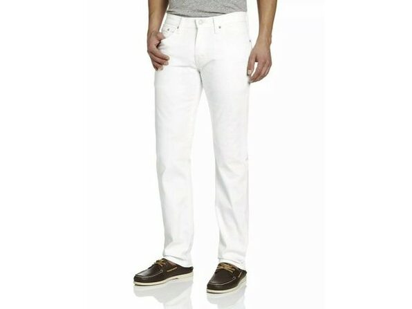 514 Straight Fit Stretch Jeans White 