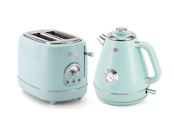 retro kettle toaster microwave