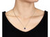 Blue Sapphire and Diamond Pendant 4/5 Carat (ctw) in 10k White Gold with chain