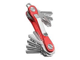 KeySmart® Rugged Compact 14-Key Holder (Red)