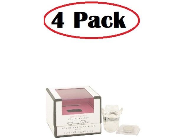 4 Pack of Esprit d'Oscar by Oscar De La Renta Solid Perfume Ring with Refill .02 oz
