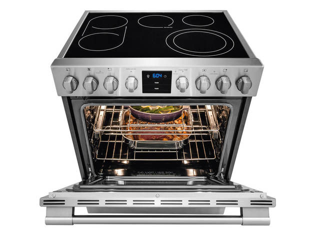 Frigidaire Professional FPEH3077RF 5.1 Cu. Ft. Stainless 5 Burner Slide-In Electric Range