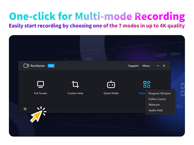 RecMaster Screen Recorder: Lifetime Subscription (Windows Only)