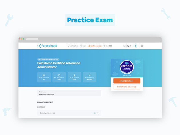 The Salesforce Certification Exam Training: Lifetime Subscription