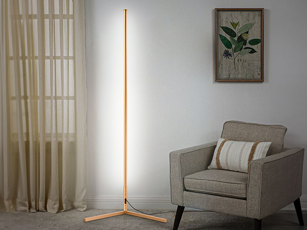 Minimalist LED Corner Floor Lamp (Gold/2-Pack)