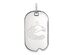 Sterling Silver NHL Vancouver Canucks Dog Tag Pendant