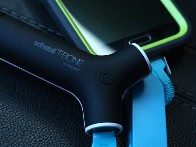 T-BONE All-In-One Car Charger, Light & Battery Pack 